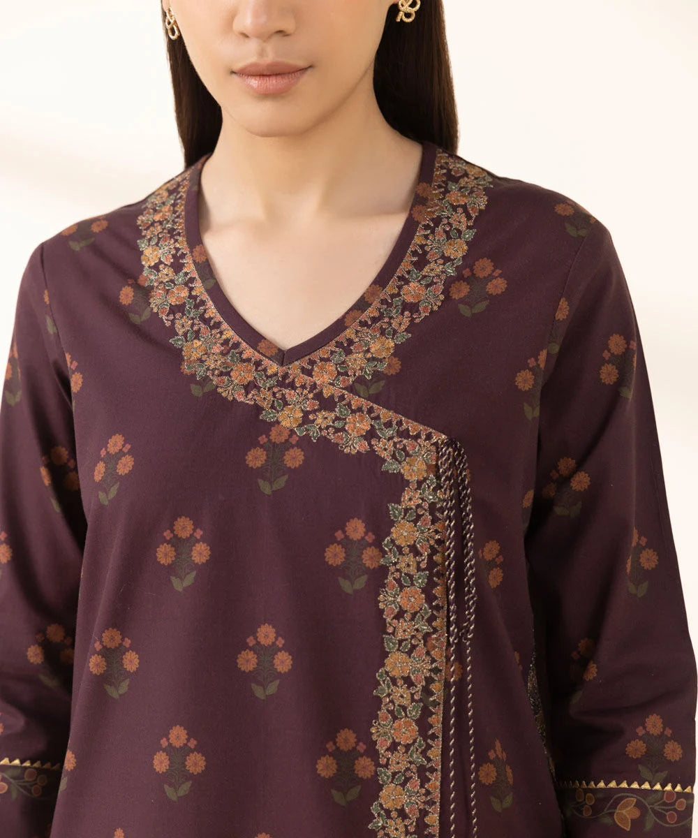 Sapphire 3Pc Embroidered Lawn Suit U3PESG25V219 gulbuy.com