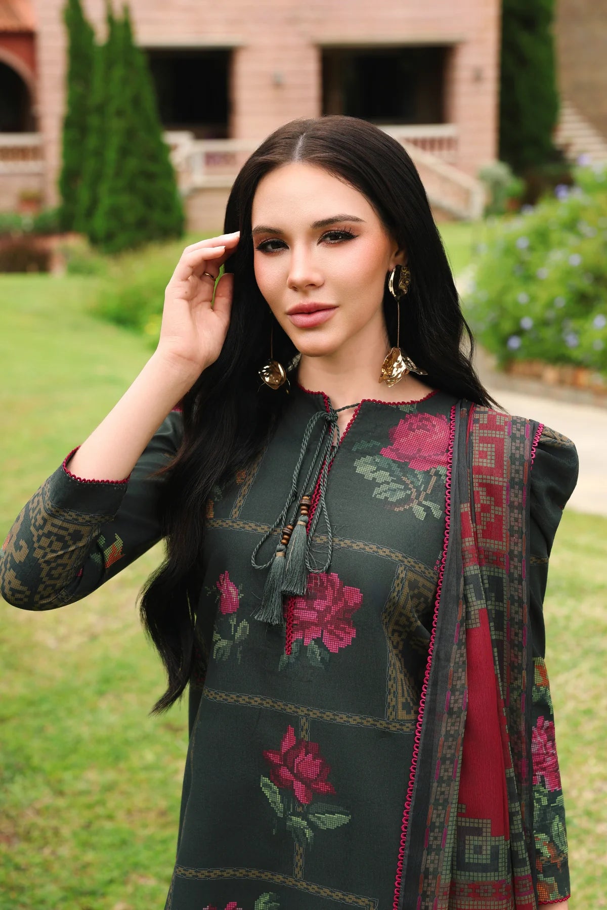 Jazmin 3Pc Printed Lawn Suit USE-9400
