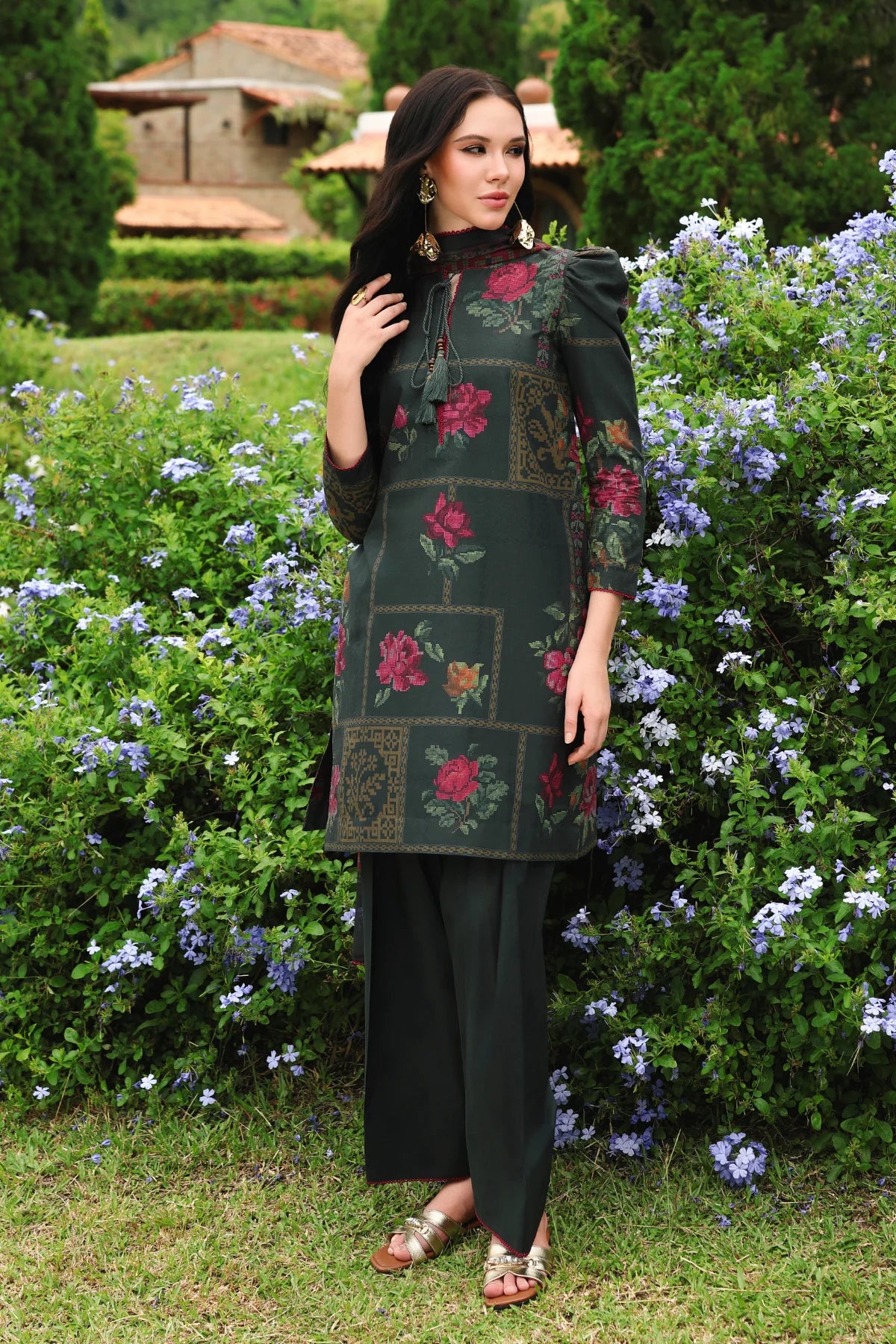 Jazmin 3Pc Printed Lawn Suit USE-9400