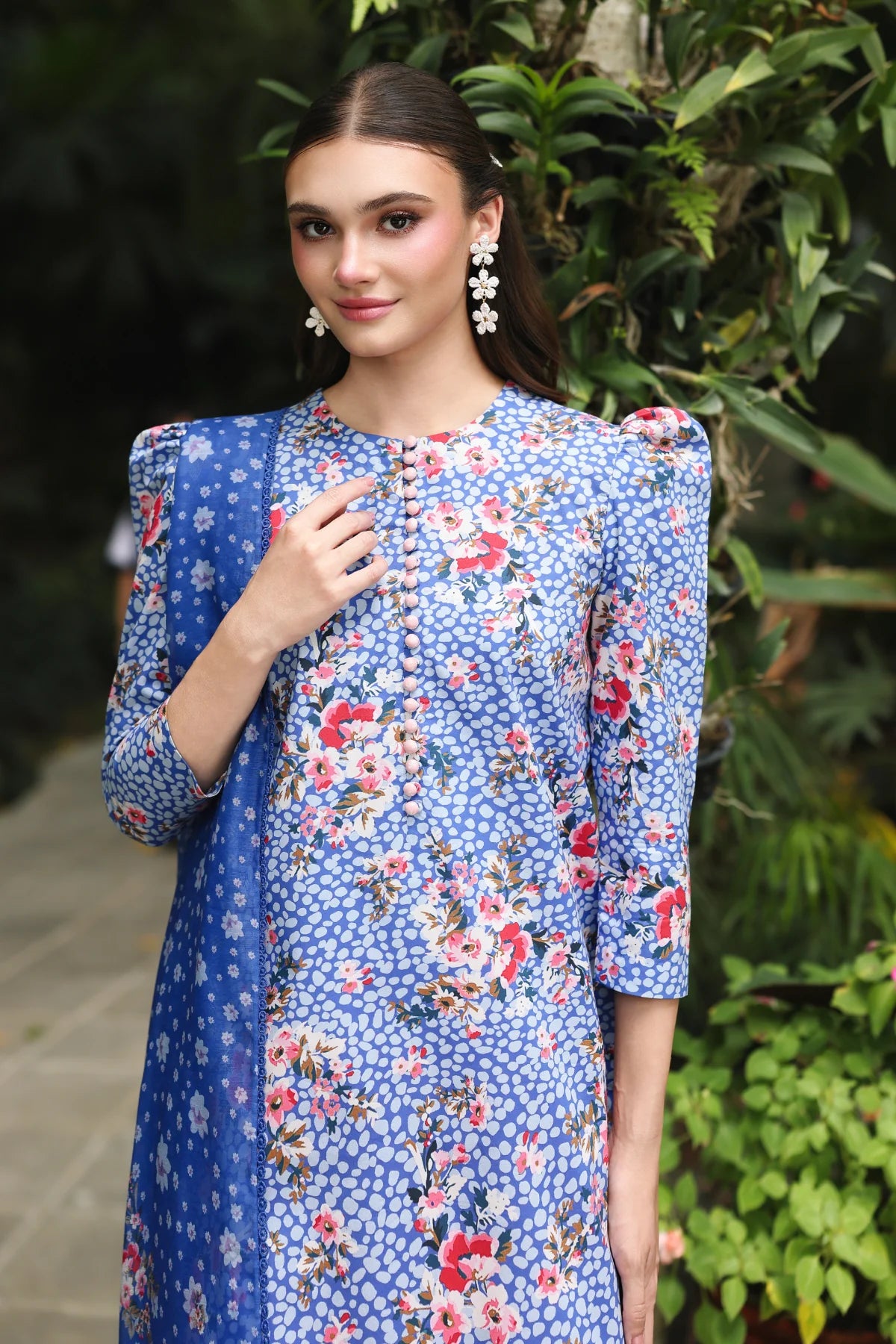 Jazmin 3Pc Printed Lawn Suit USE-9393