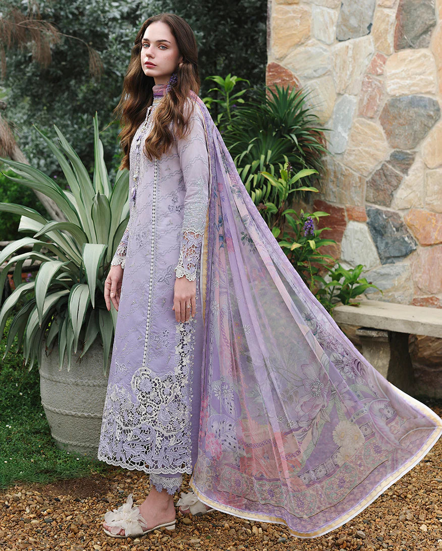 Mushq 3Pc Embroidered Lawn Suit Velvet Ivy