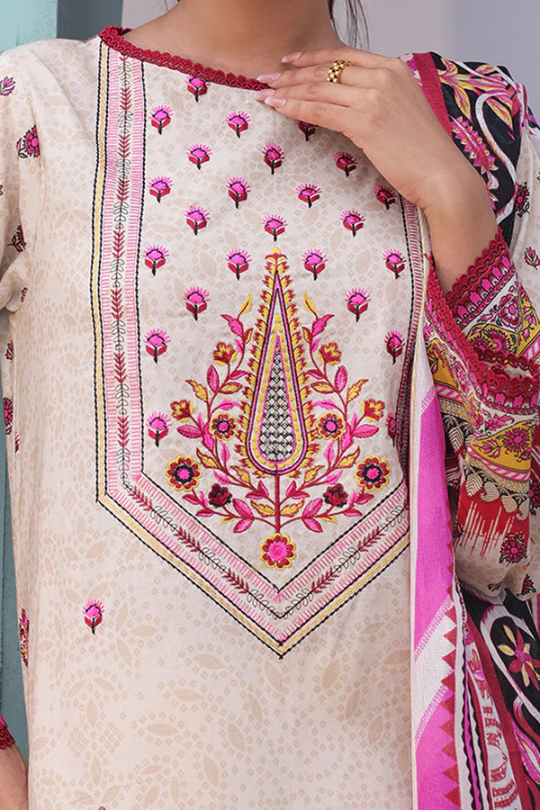 Zellbury 3Pc Printed Cambric Suit 0022 gulbuy.com