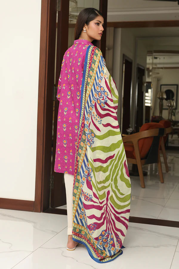 Zellbury 3Pc Printed Lawn Suit 0002 gulbuy.com