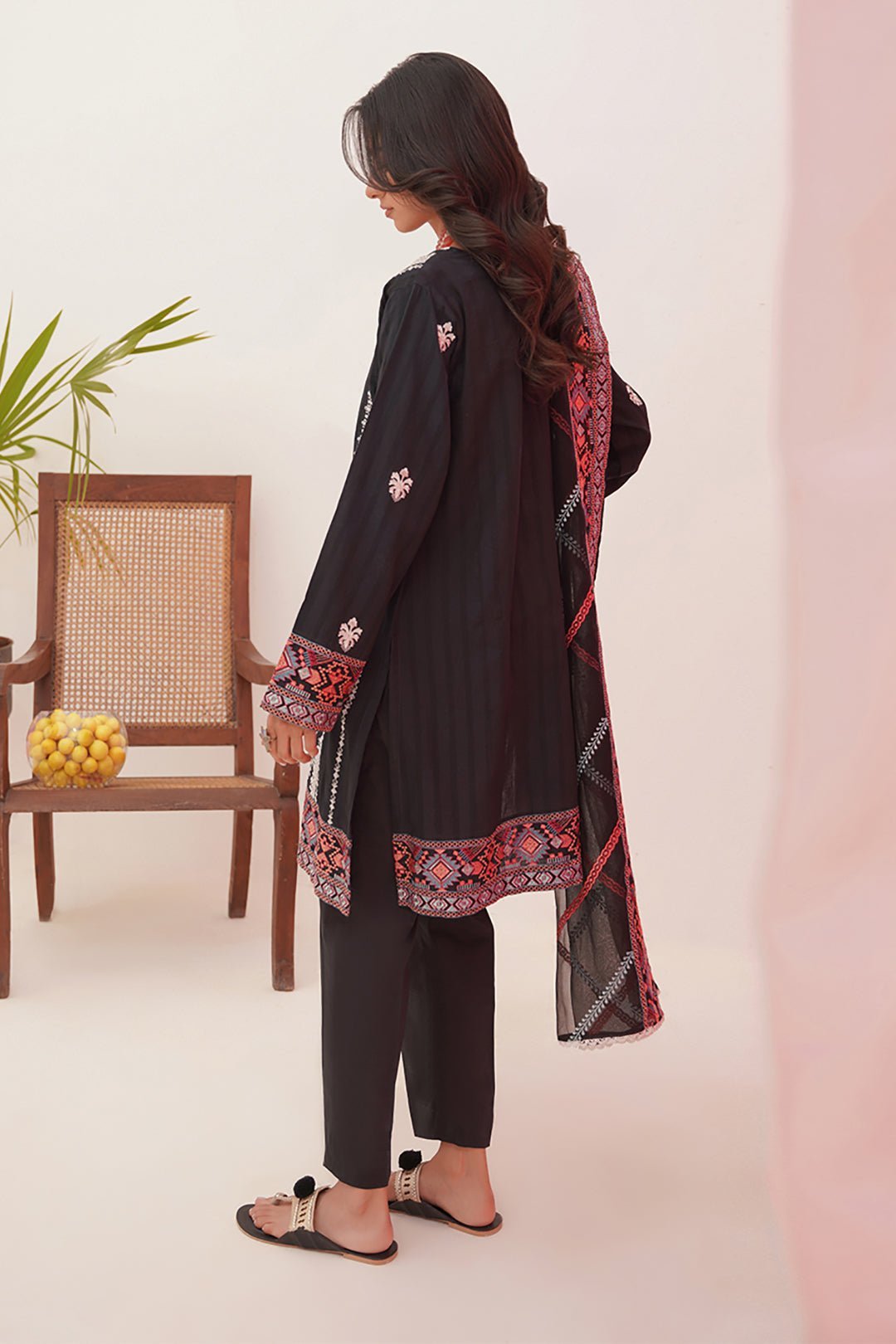 Zellbury 3Pc Embroidered Lawn Suit 0360 gulbuy.com