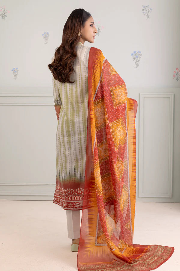 Zellbury 3Pc Printed Lawn Suit 0375 gulbuy.com