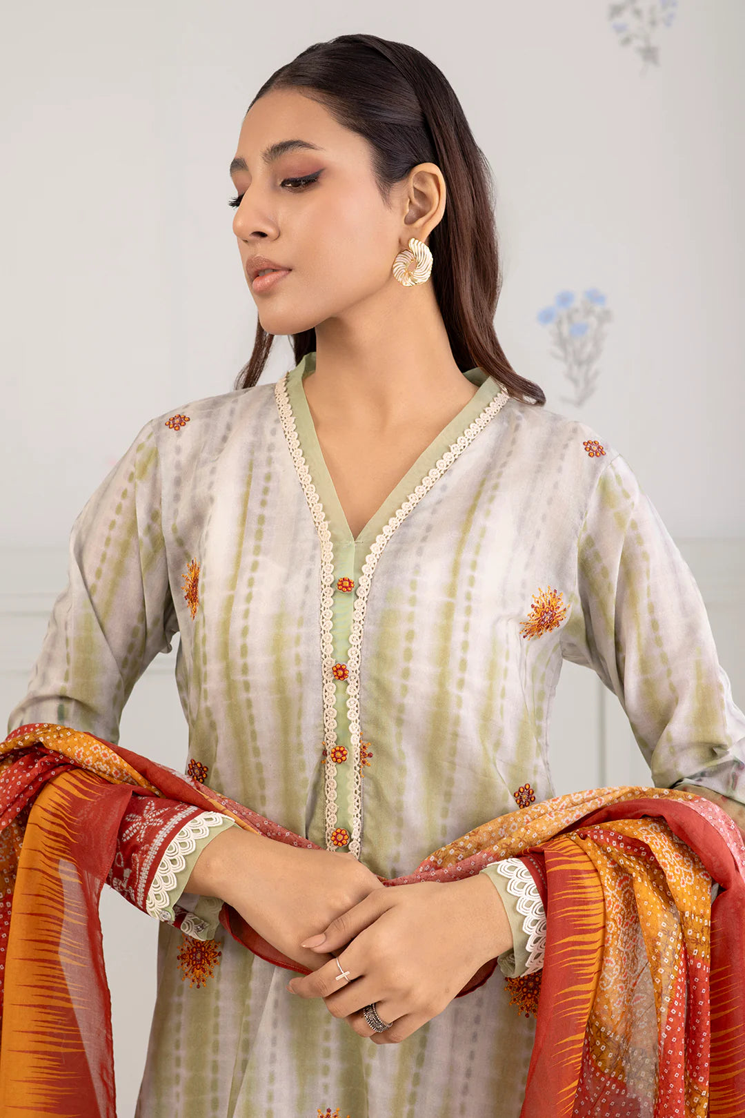 Zellbury 3Pc Printed Lawn Suit 0375 gulbuy.com