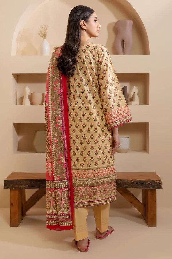 Zellbury 3Pc Embroidered Lawn Suit 027 gulbuy.com