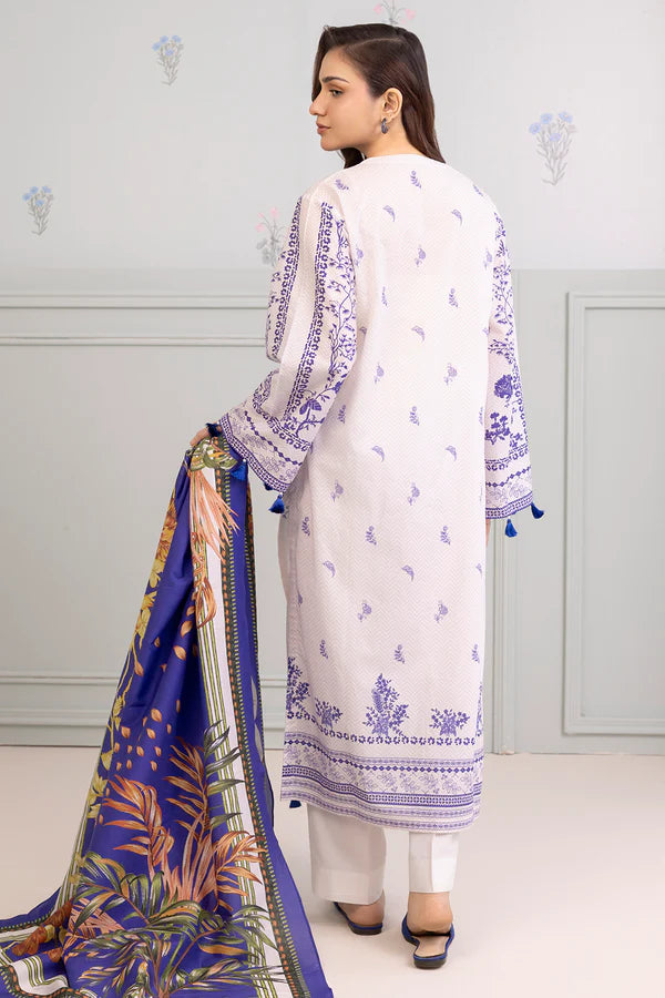 Zellbury 3Pc Printed Lawn Suit 0408 gulbuy.com