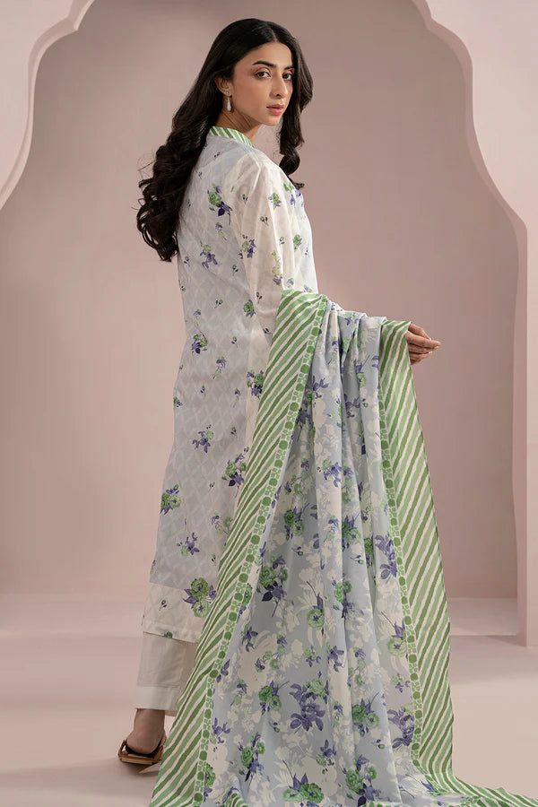 Zellbury 3Pc Printed Lawn Suit 0543 gulbuy.com