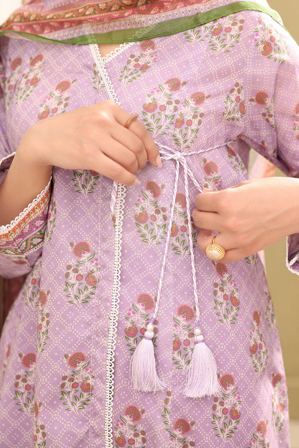 Zellbury 3Pc Printed Lawn Suit 0249 gulbuy.com