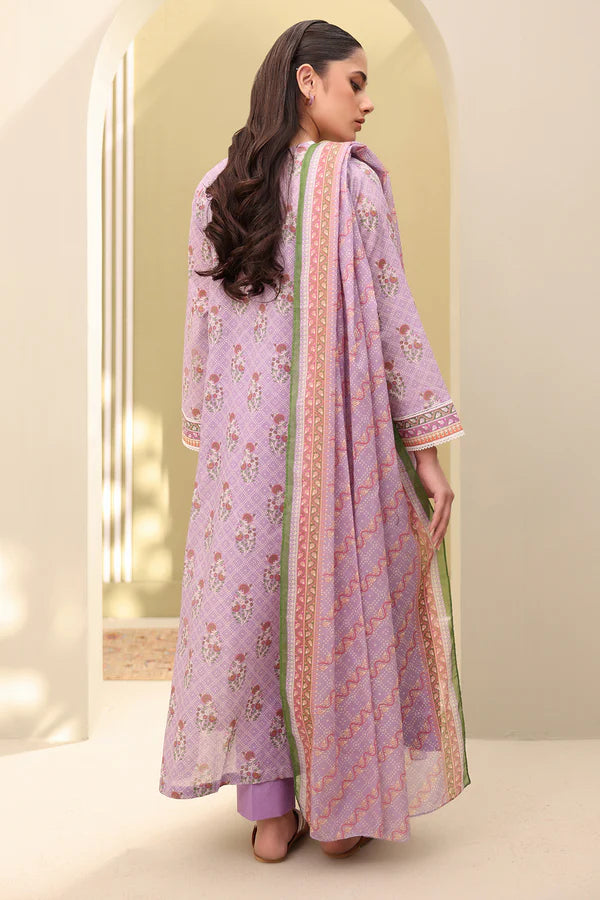 Zellbury 3Pc Printed Lawn Suit 0249 gulbuy.com