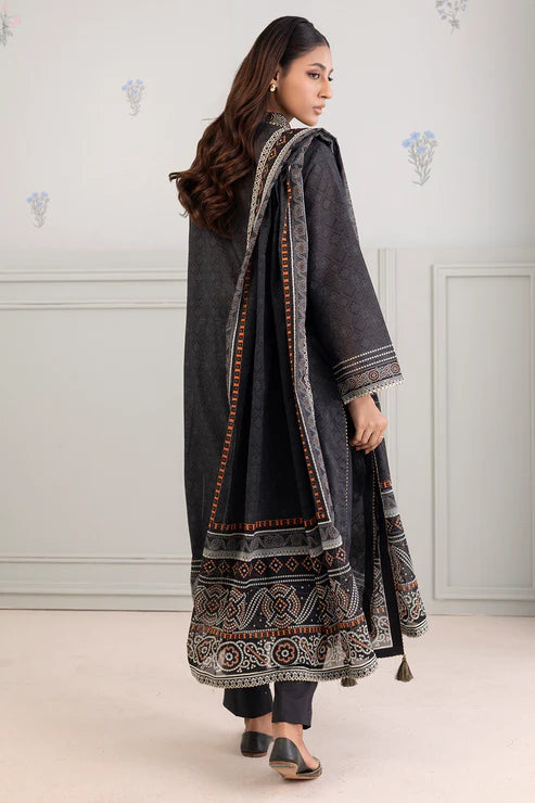 Zellbury 3Pc Printed Lawn Suit 0434 gulbuy.com