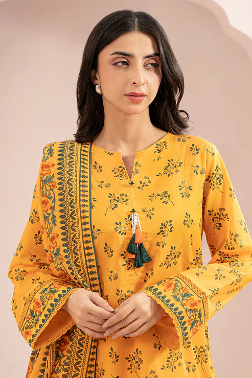Zellbury 3Pc Printed Lawn Suit 0490 gulbuy.com