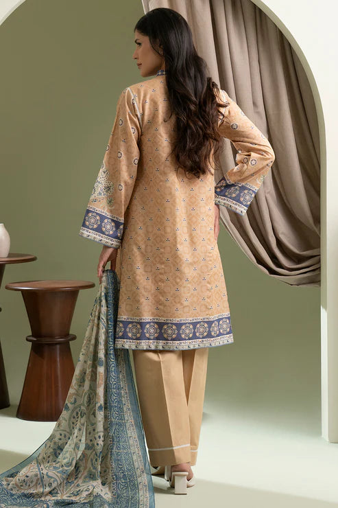 Zellbury 3Pc Printed Lawn Suit 0507 gulbuy.com
