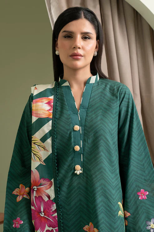 Zellbury 3Pc Printed Lawn Suit 0508 gulbuy.com
