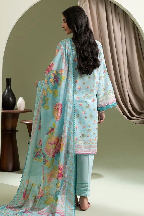 Zellbury 3Pc Printed Lawn Suit 0510 gulbuy.com