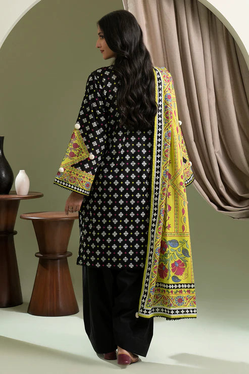 Zellbury 3Pc Printed Lawn Suit 0511 gulbuy.com