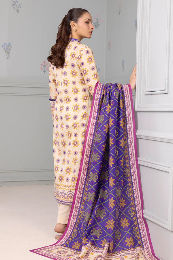 Zellbury 3Pc Printed Lawn Suit 0565 gulbuy.com