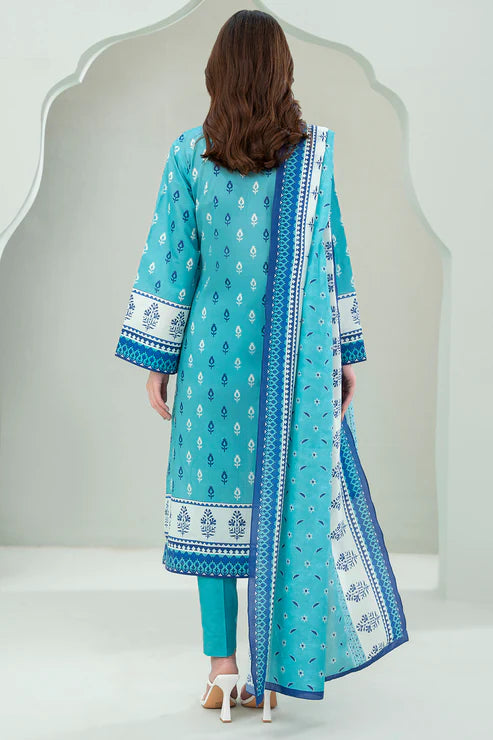 Zellbury 3Pc Printed Lawn Suit 0573 gulbuy.com