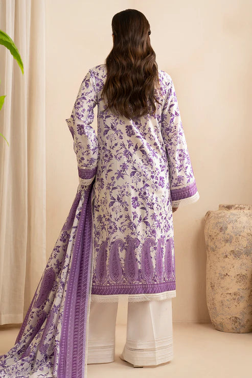 Zellbury 3Pc Printed Lawn Suit 0576 gulbuy.com