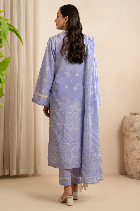 Zellbury 3Pc Printed Lawn Suit 0586 gulbuy.com