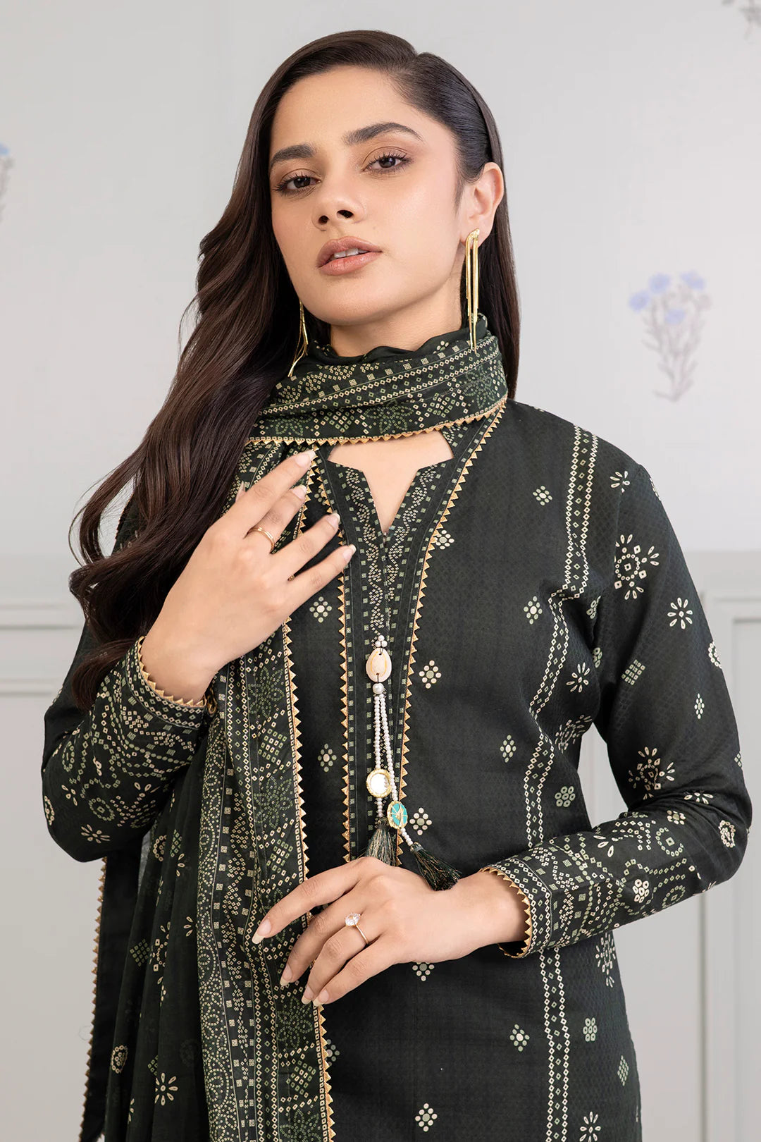 Zellbury 3Pc Printed Lawn Suit 0590 gulbuy.com