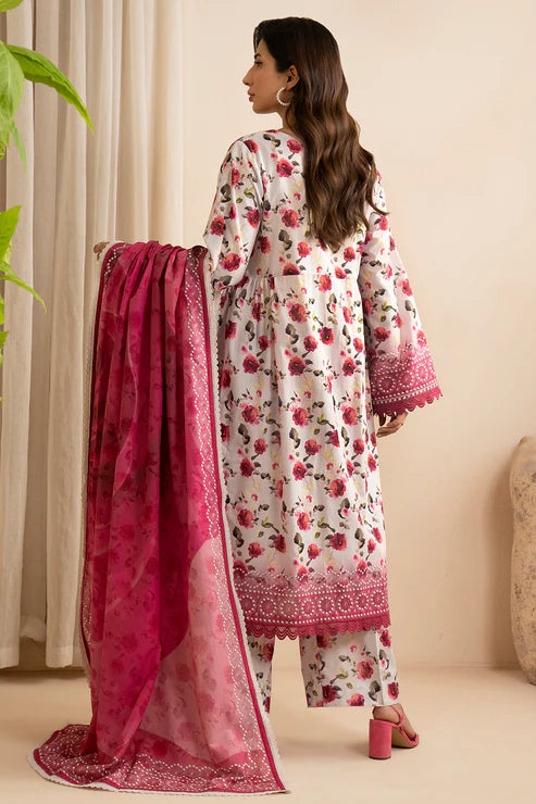 Zellbury 3Pc Printed Lawn Suit 0668 gulbuy.com