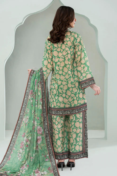Zellbury 3Pc Printed Lawn Suit 0672 gulbuy.com