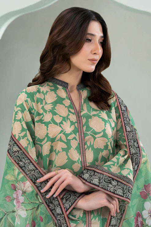 Zellbury 3Pc Printed Lawn Suit 0672 gulbuy.com