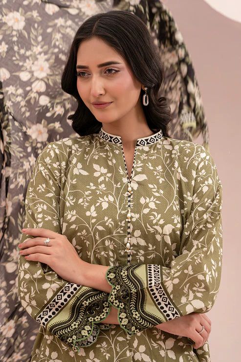 Zellbury 3Pc Printed Lawn Suit 0718 gulbuy.com