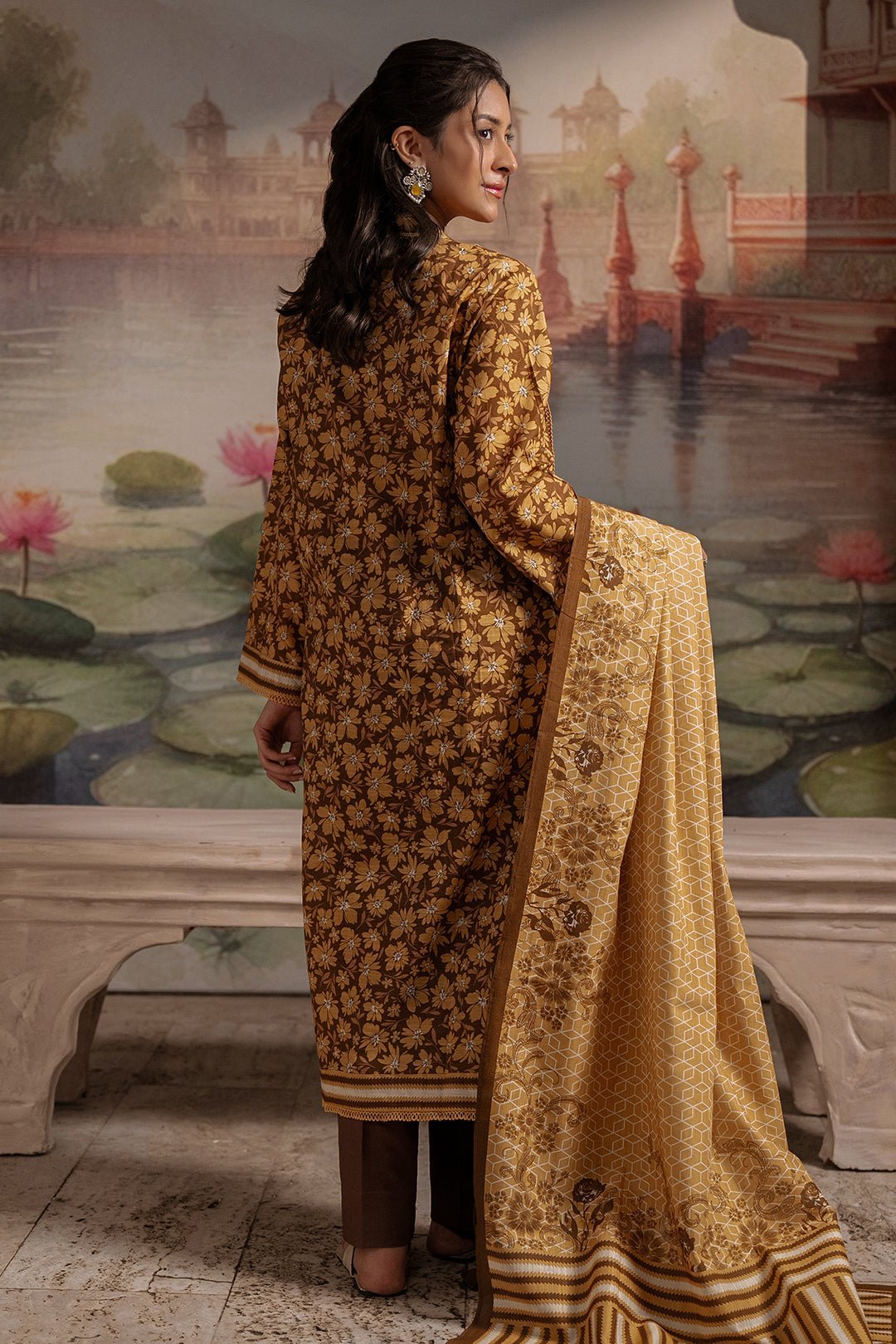 Zellbury 3Pc Printed khaddar Suit 0116907 | WUW24X30362 gulbuy.com