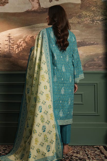 Zellbury 3Pc Printed khaddar Suit 0116960 | WUW24X30364 gulbuy.com
