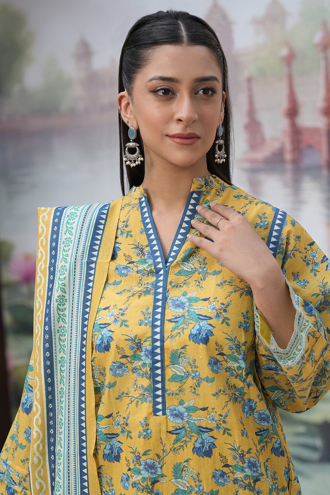 Zellbury 3Pc Printed Khaddar Suit 0116952 | WUW24X30365 gulbuy.com