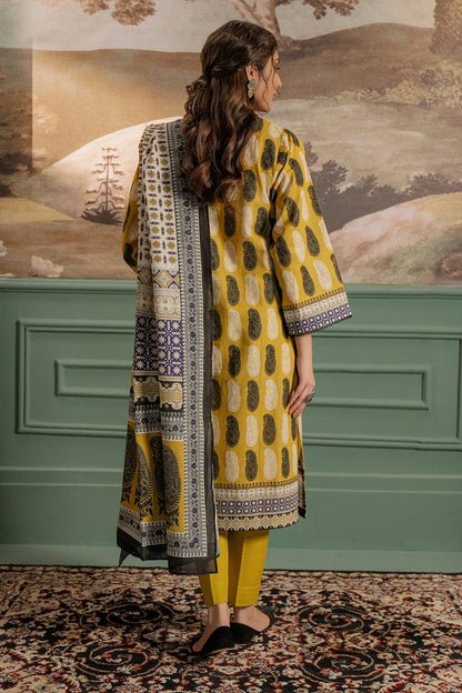 Zellbury 3Pc Printed Khaddar Suit 0116947 | WUW24X30371 gulbuy.com