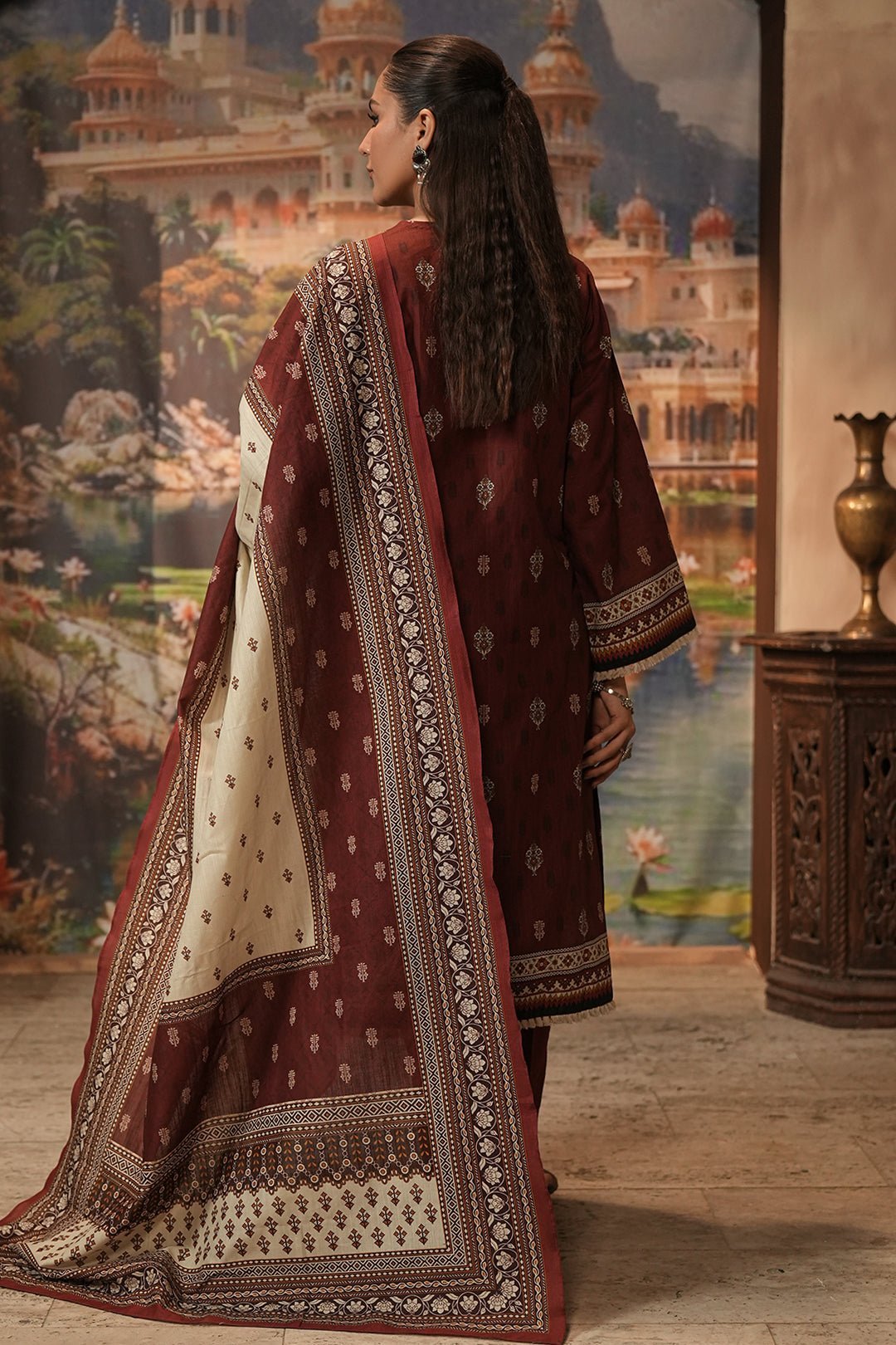 Zellbury 3Pc Printed Khaddar Suit 0116950 | WUW24X30374 gulbuy.com