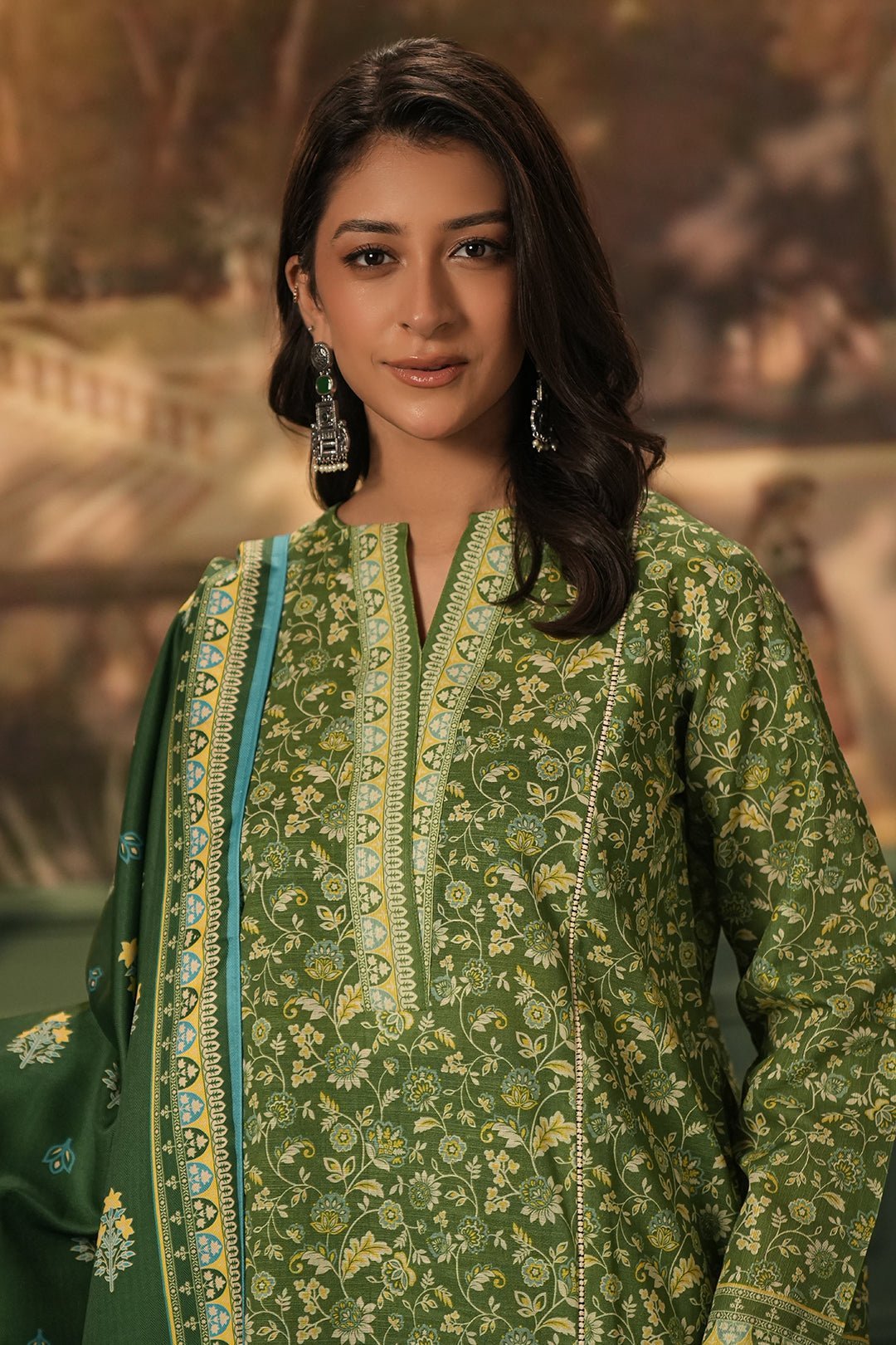 Zellbury 3Pc Printed khaddar Suit 0116935 | WUW24X30384 gulbuy.com