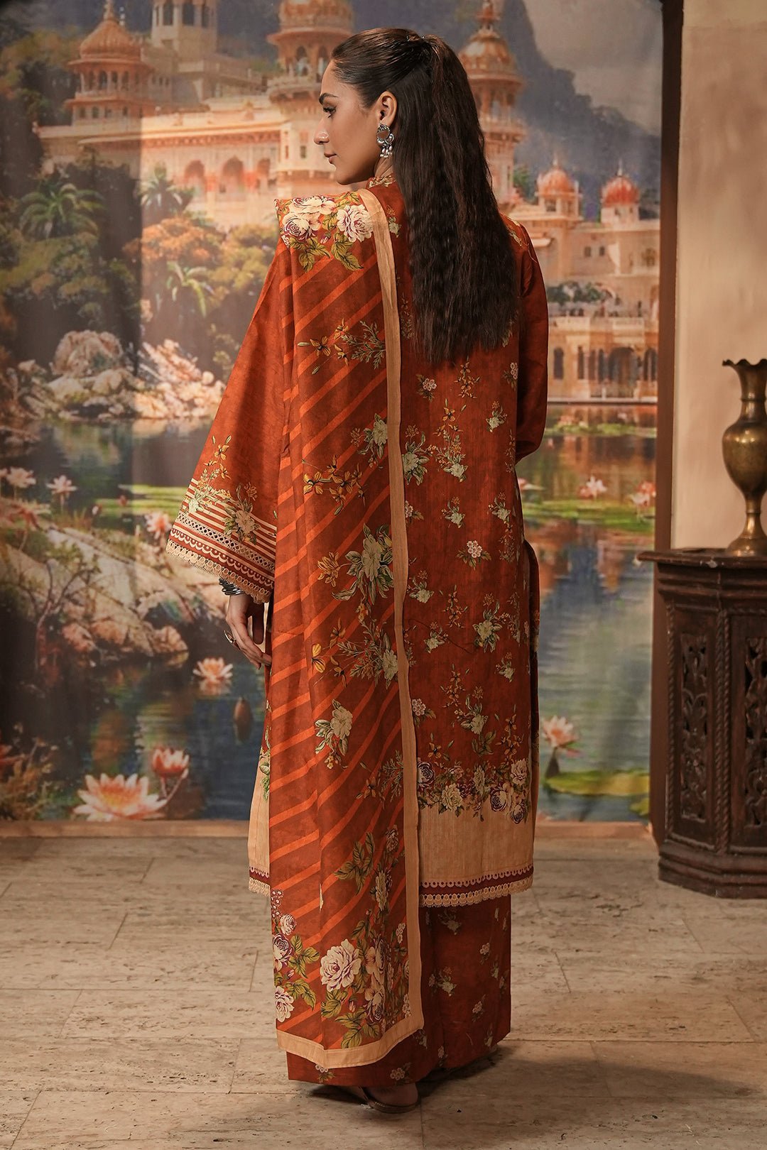Zellbury 3Pc Printed khaddar 0116972 | WUW24X30395 gulbuy.com