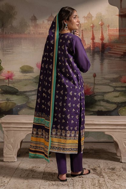 Zellbury 3Pc Printed Khaddar Suit 0116924 | WUW24X30455 gulbuy.com