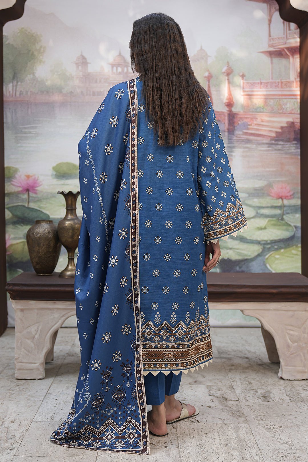 Zellbury 3Pc Printed khaddar Suit 0116938 | WUW24X30466 gulbuy.com