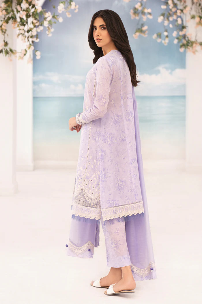 Jazmin 3Pc Embroidered Lawn Suit USE-9239 gulbuy.com