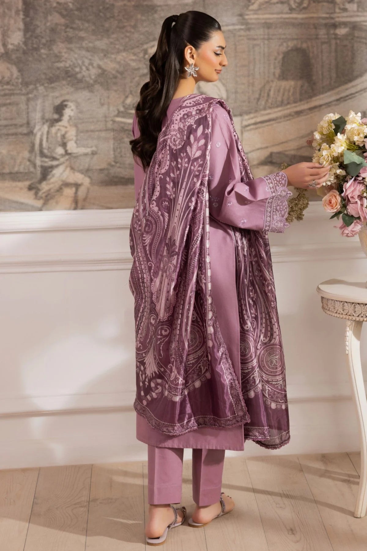 Mohagni 3Pc Embroidered Lawn Suit ZE-02 gulbuy.com