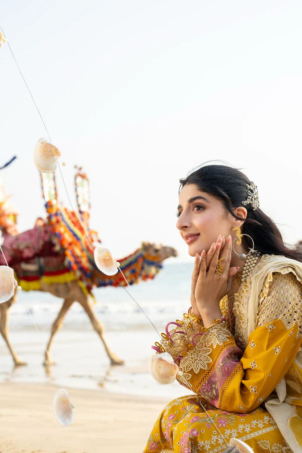 Aabyaan 3Pc Embroidered Lawn Suit ZIYANA (AS-05) gulbuy.com