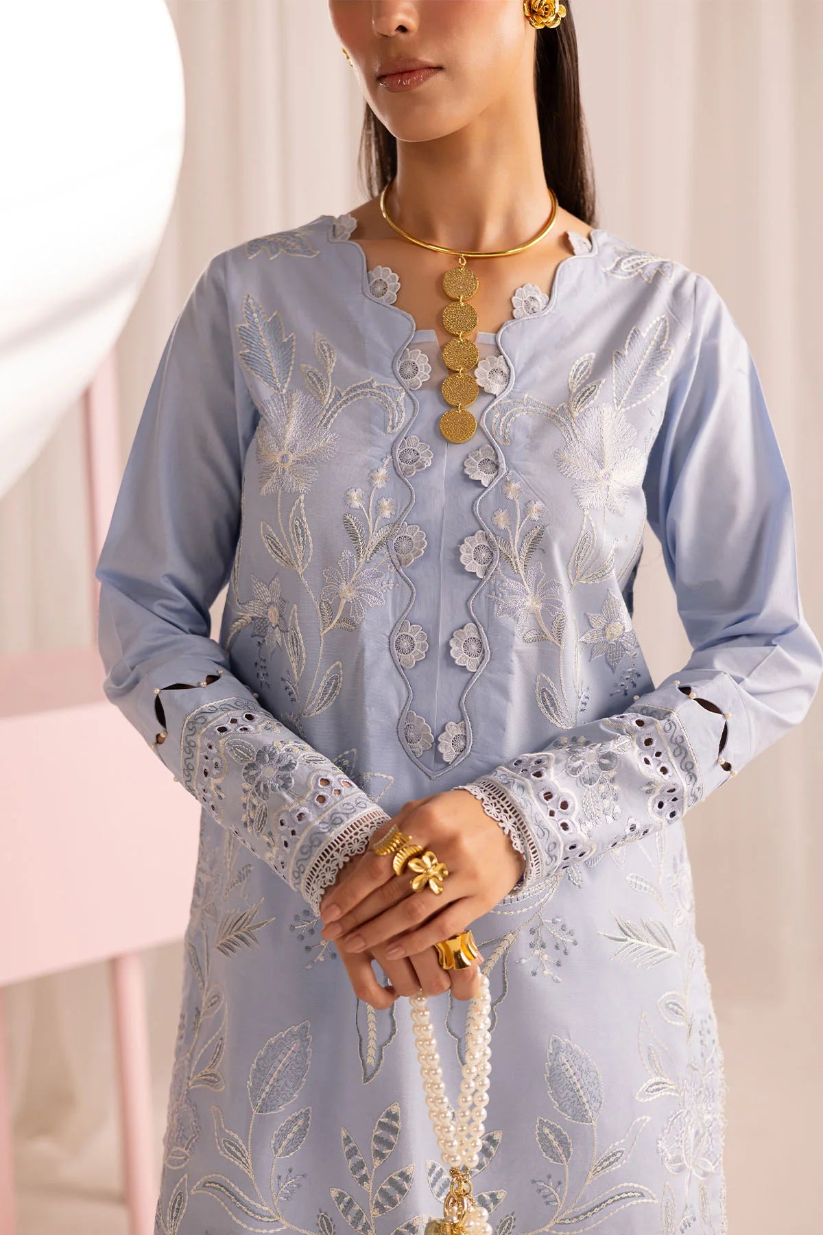 Nureh 2Pc Embroidered Lawn Suit NP-639 gulbuy.com