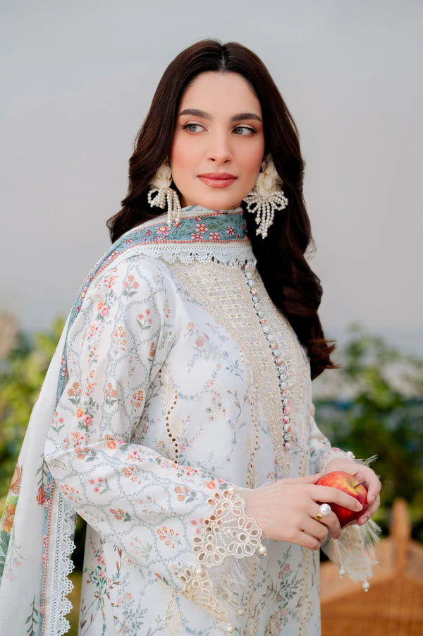 Aabyaan 3Pc Embroidered Lawn Suit AYSEL (AR-04) gulbuy.com