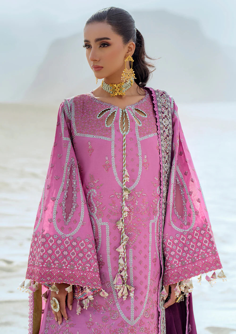 Aik Atelier 3Pc Embroidered Lawn Suit '25 VOL. 1-LOOK 01 gulbuy.com