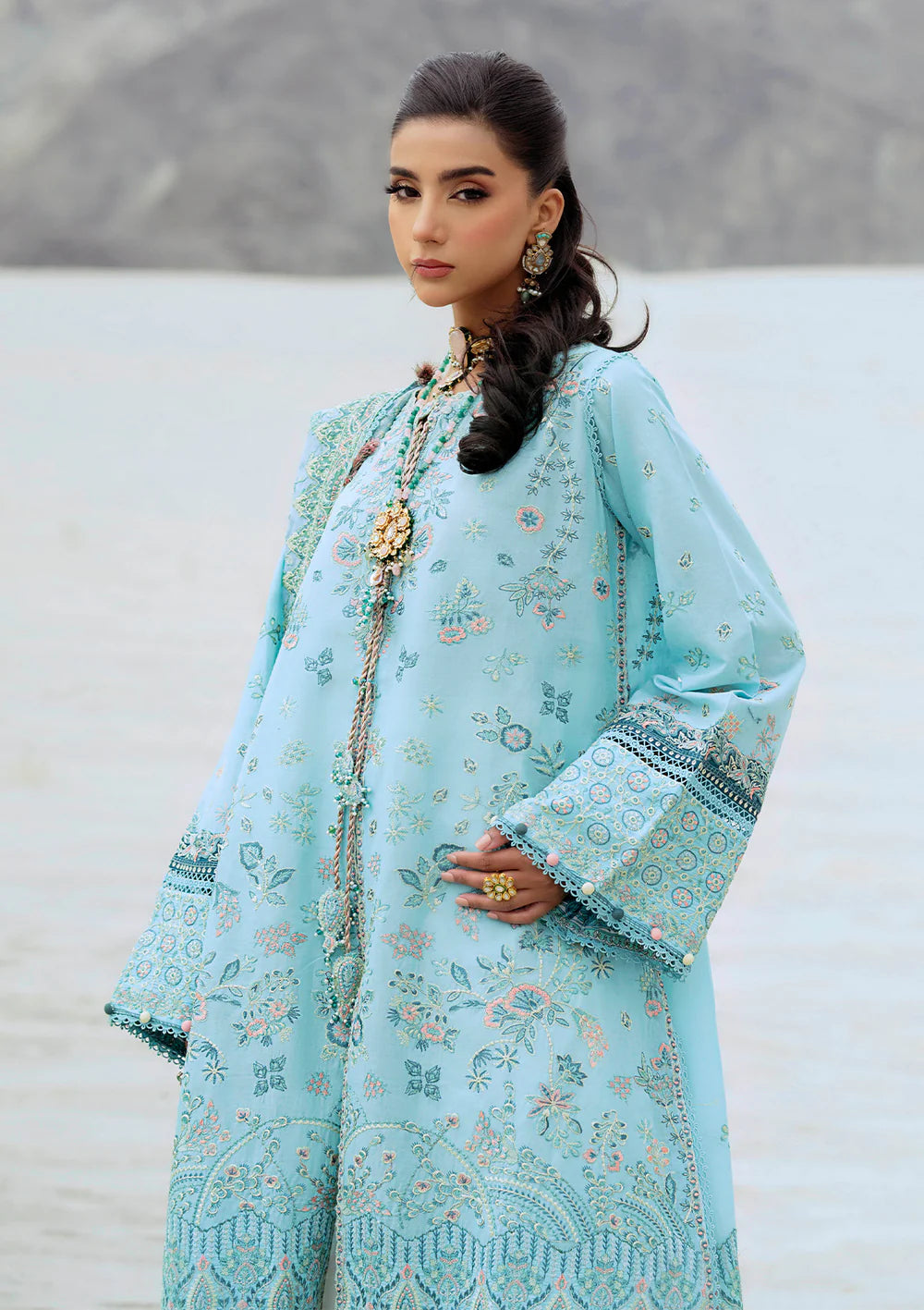 Aik Atelier 3Pc Embroidered Lawn Suit '25 VOL. 1-LOOK 03 gulbuy.com