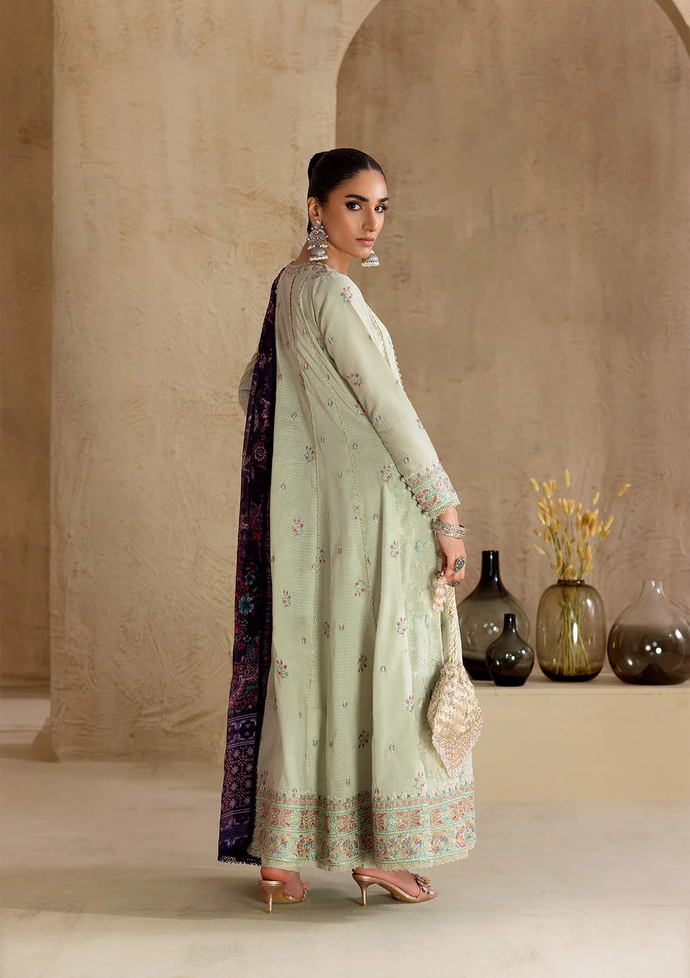 Aik Atelier 3Pc Embroidered Jacquard Suit '25 D1-LOOK 12 gulbuy.com