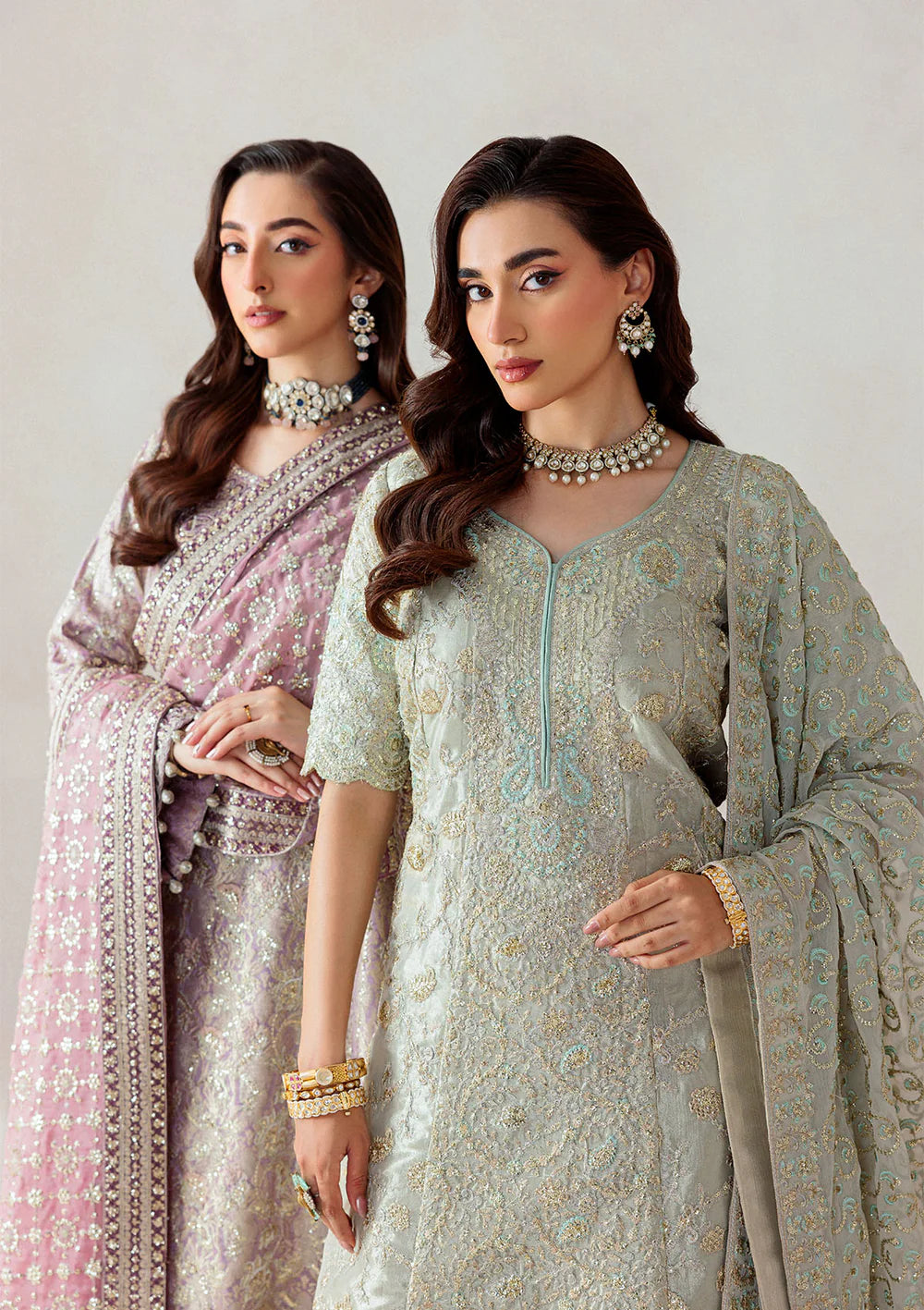 Aik Atelier 3Pc Embroidered Organza Suit '25 Vol. 1-Look 05 gulbuy.com