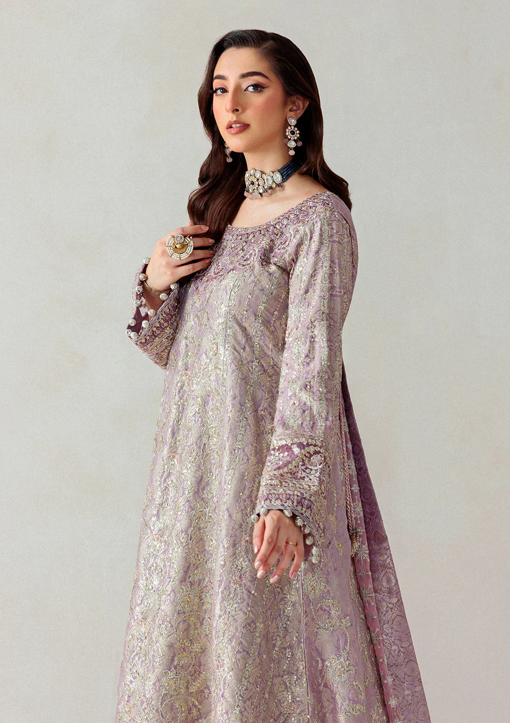 Aik Atelier 3Pc Embroidered Organza Suit '25 Vol. 1-Look 05 gulbuy.com