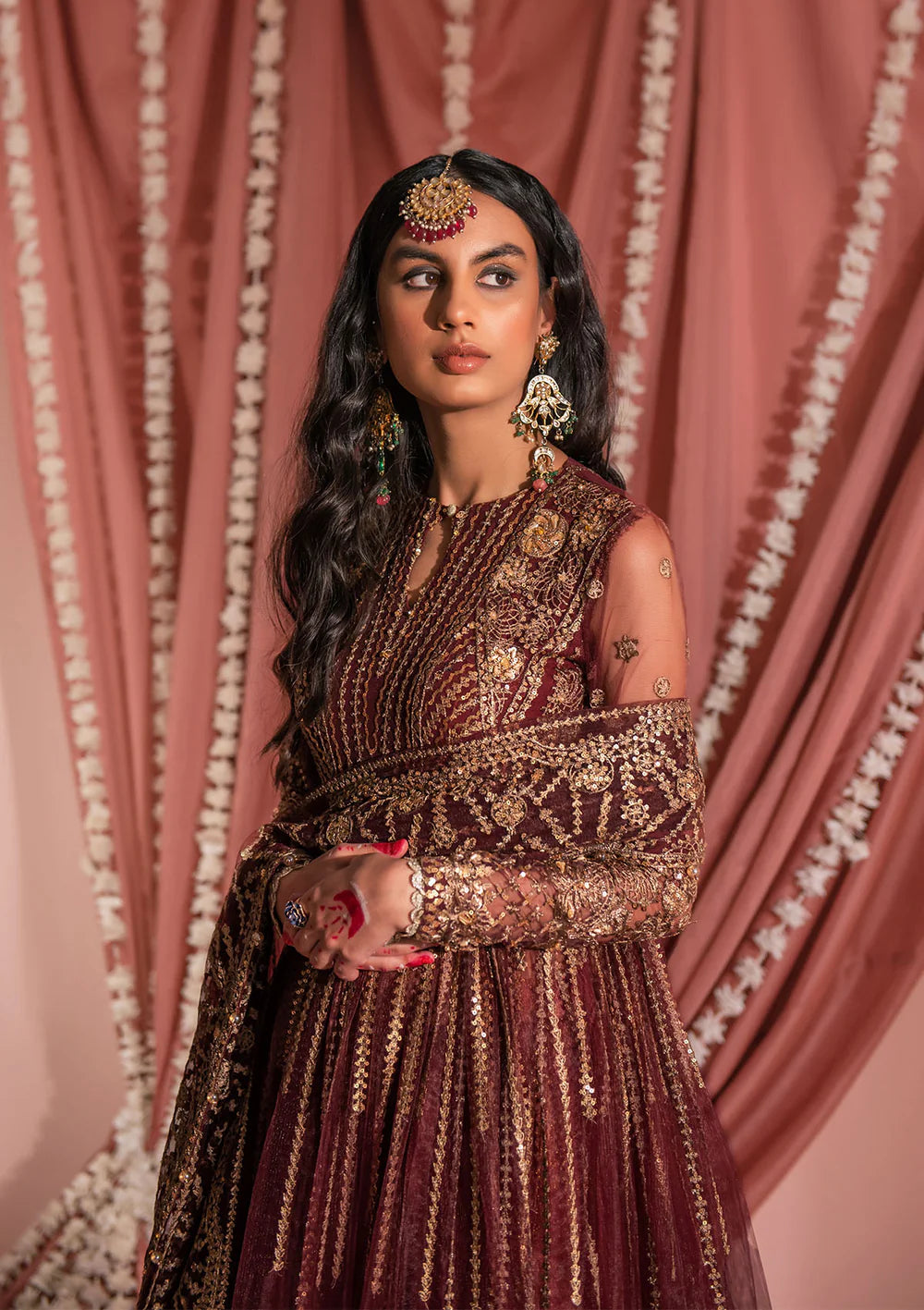 Aik Atelier 3PC Embroidered Organza Suit '23 - LOOK 08 gulbuy.com